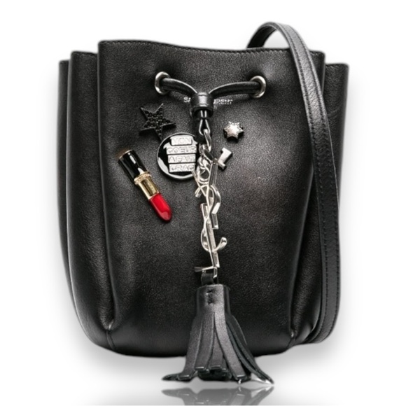 Authentic Saint Laurent Rare Mon Coeur A Fait Crac bucket bag - Picture 5 of 9